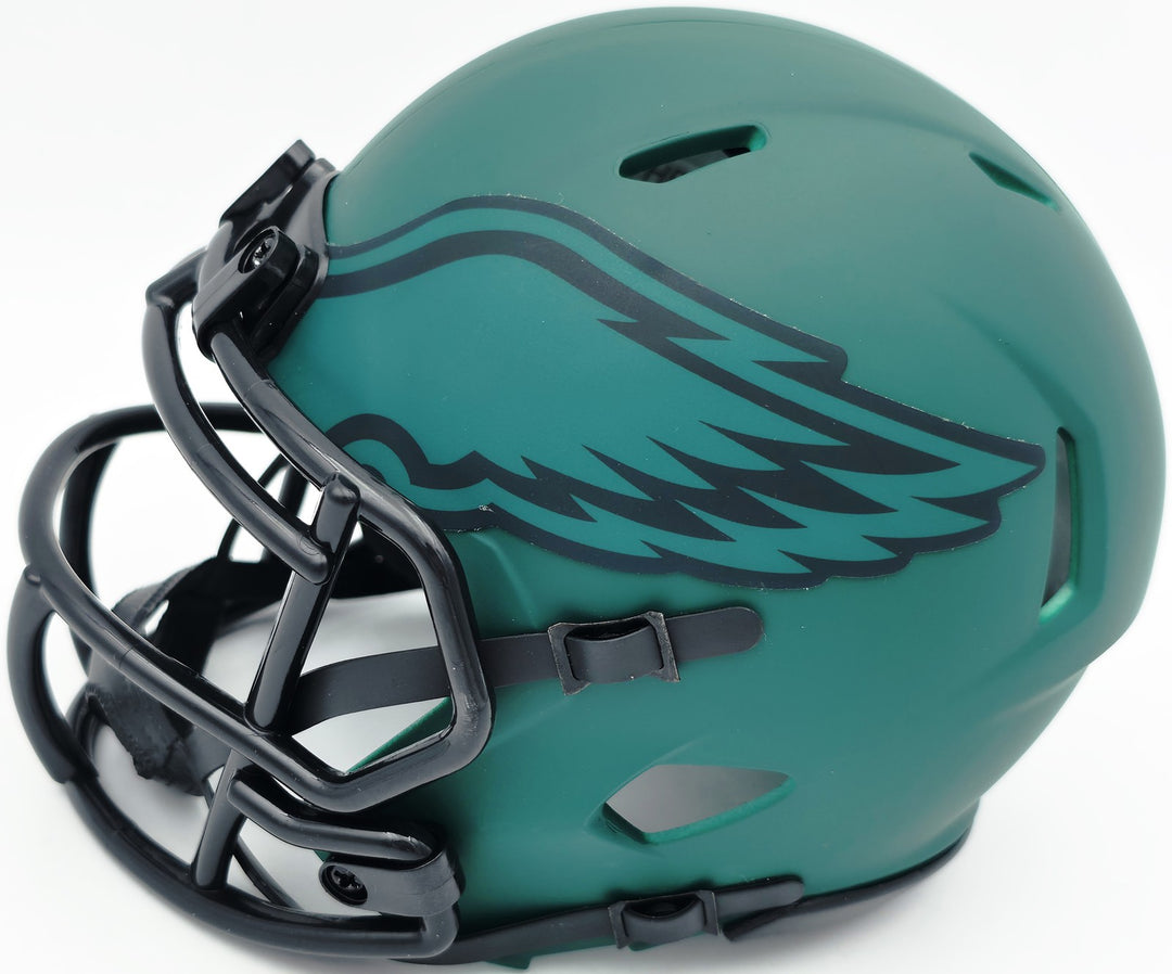 LeSean McCoy Signed Eagles Rave Green Speed Mini Helmet Beckett Witness
