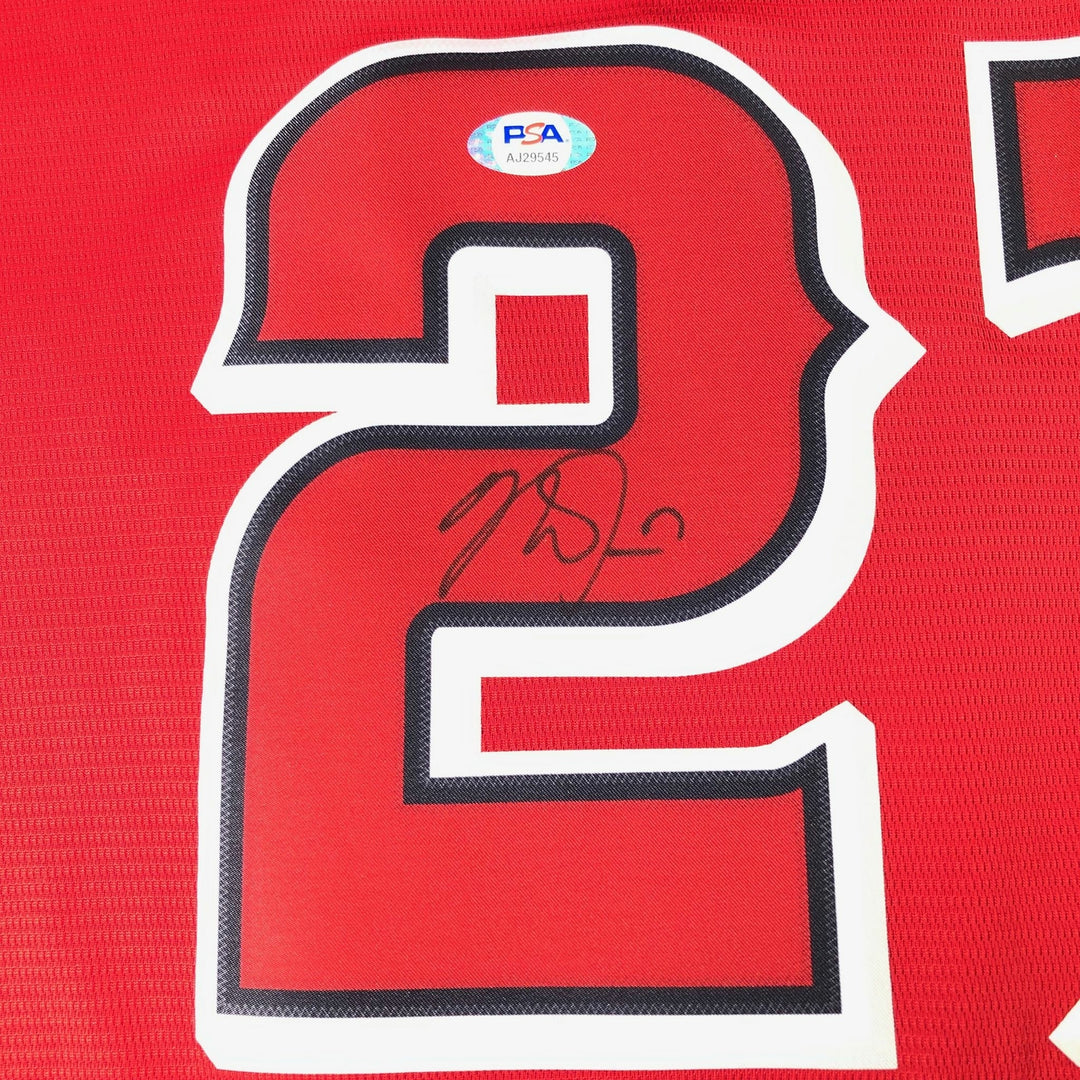 Mike Trout Signed Jersey PSA/DNA Auto Grade 10 Los Angeles Angels LOA