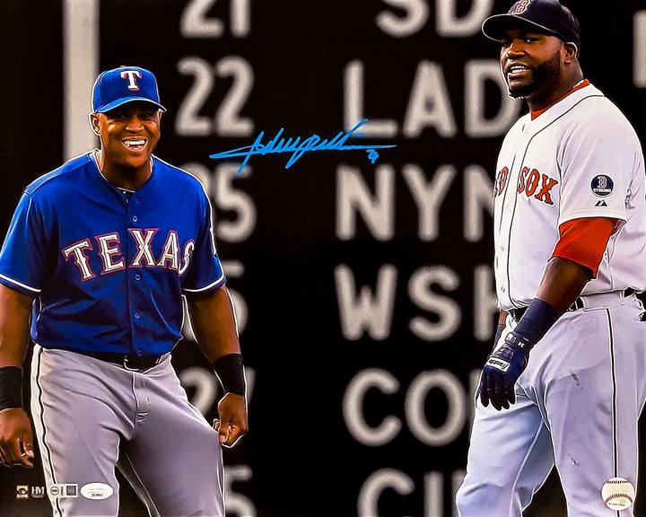 Adrian Beltre Autographed Signed 16x20 Photo Texas Rangers David Ortiz JSA