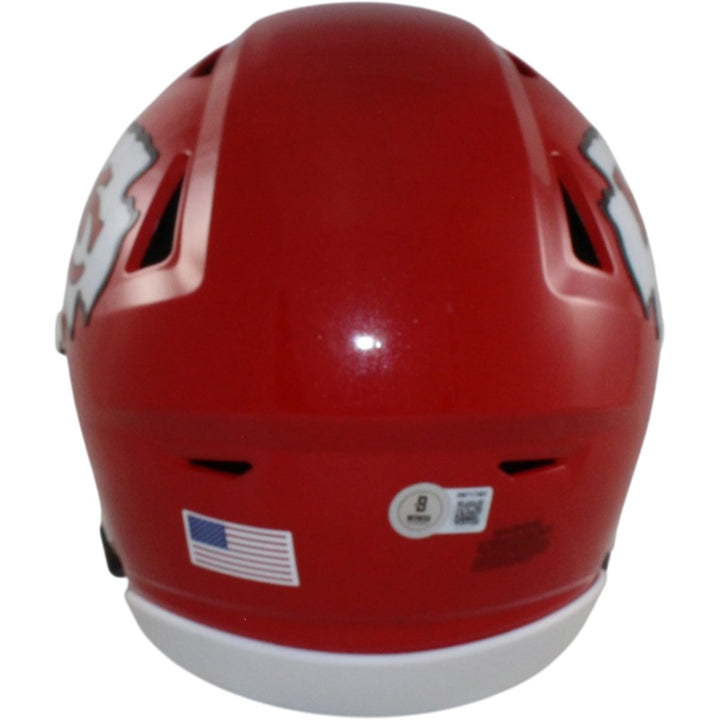 Tony Gonzalez Autographed Kansas City Chiefs Mid-Size Midi Helmet Beckett 56413