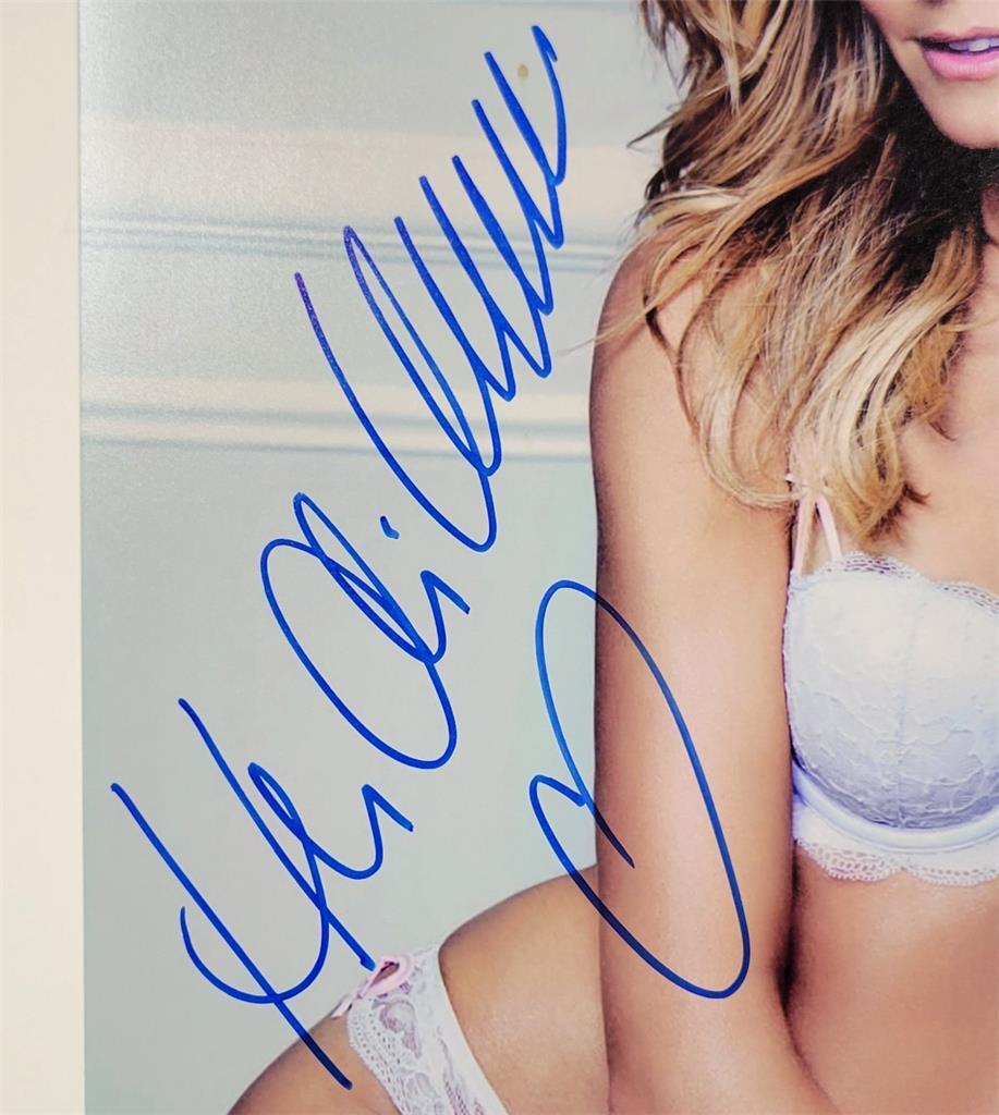Heidi Klum signed 11x14 photo SI Victoria's Secret model autograph ~ Beckett BAS