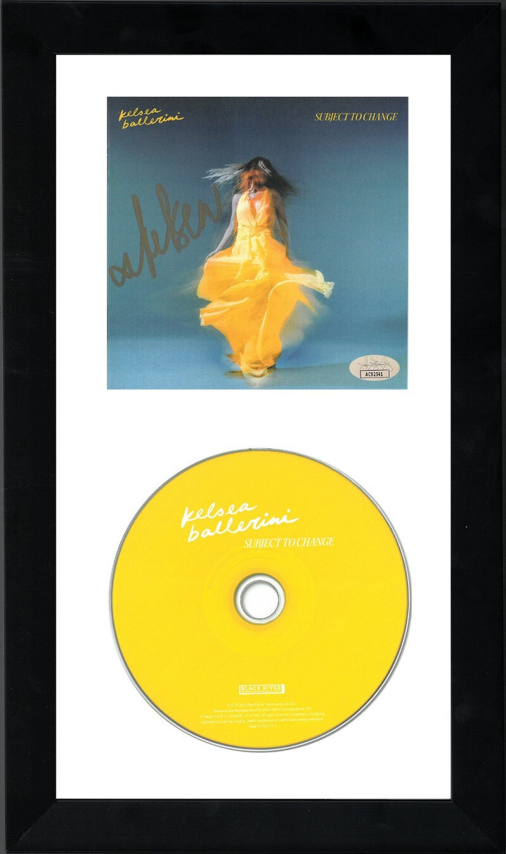 Kelsea Ballerini signed 2022 Subject To Change Album Cover Booklet/CD Framed-JSA