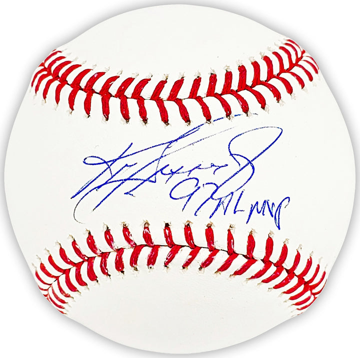 Ken Griffey Jr. Signed Official MLB Baseball Mariners "97 AL MVP" Beckett Wit