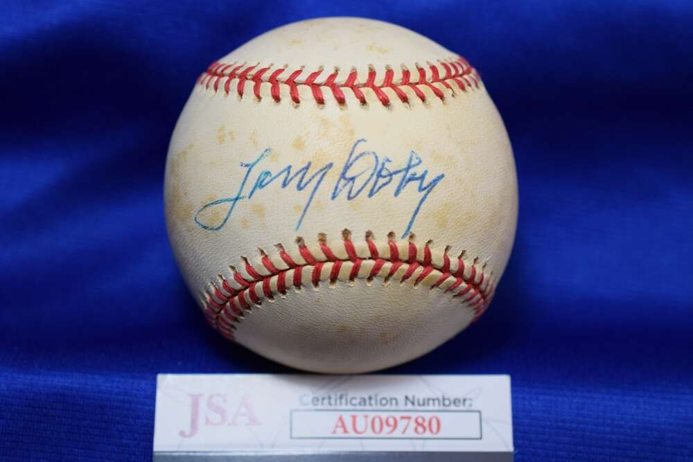Larry Doby JSA COA Autograph American League OAL Signed Baseball