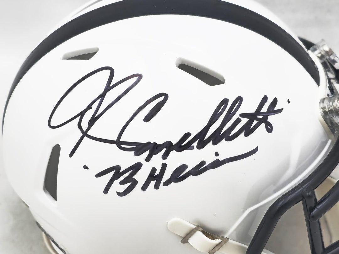 John Cappelletti Auto Penn State Nittany Lions Speed Mini Helmet 73 Heisman JSA