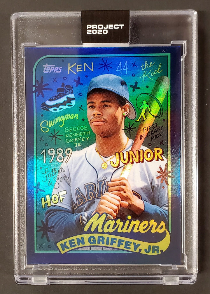 Ken Griffey Jr. 2020 Topps Project Sophia Chang Rainbow Foil Card 394 Mariners