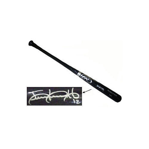 Juan Lagares signed Rawlings Black Pro Bat #12 - LEAF AUTHENTICS