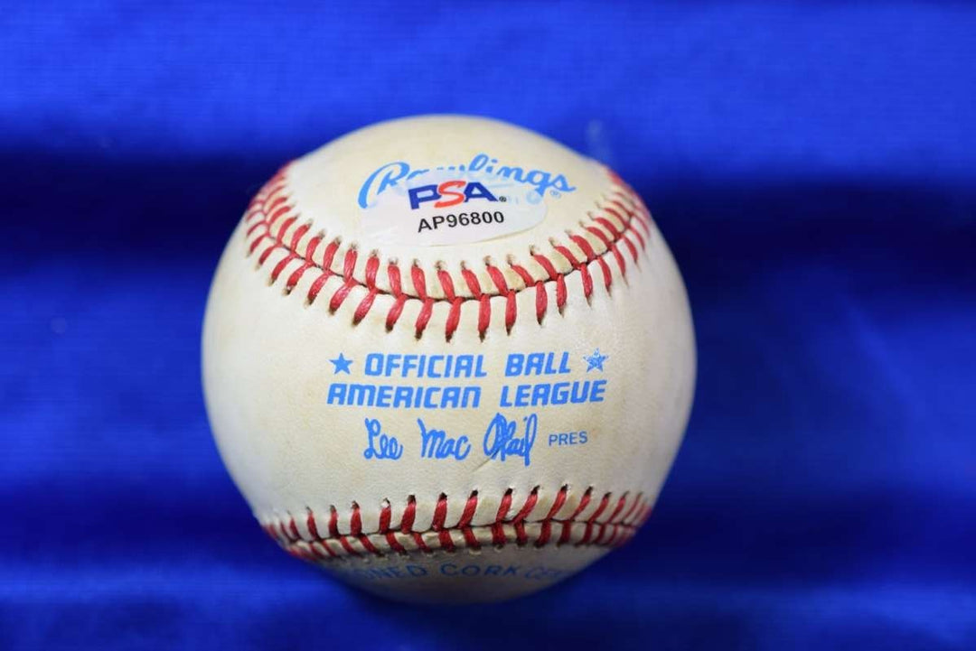 Lefty Gomez PSA DNA Autograph Mac Phail American League OAL Signed Baseball