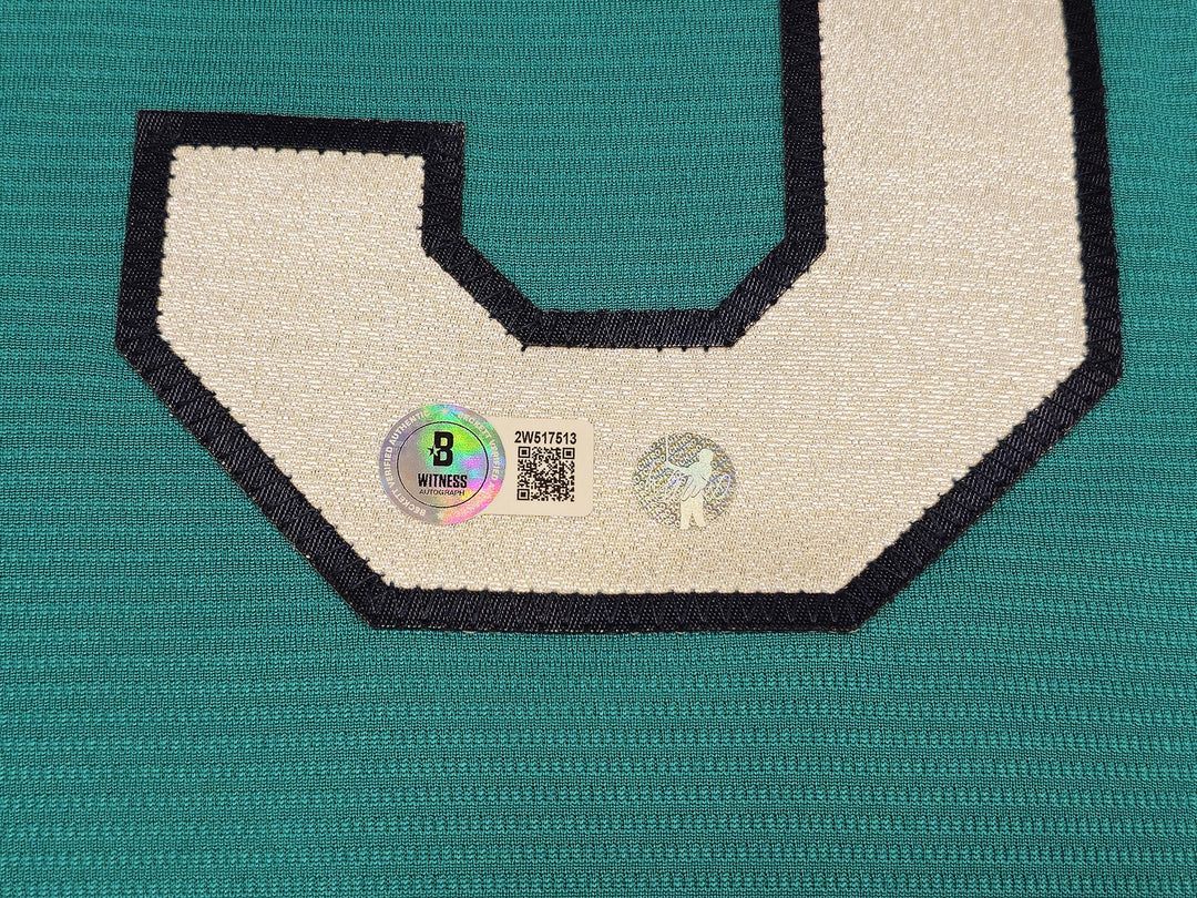 Mariners Ichiro Suzuki Auto Teal Nike Jersey Size XL "HOF 25" IS Holo & Beckett