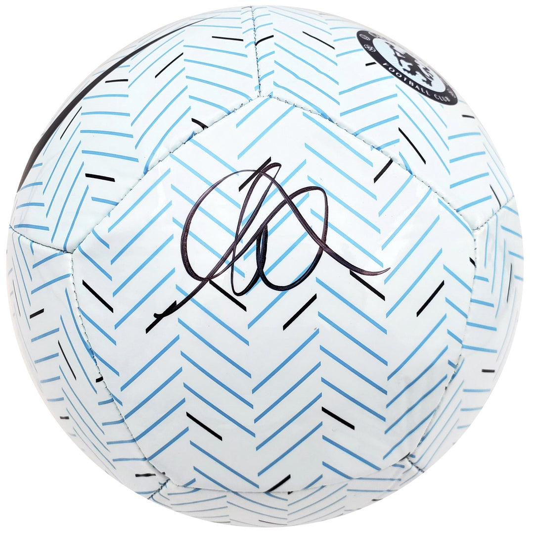 Mason Mount Autographed Signed Nike Soccer Ball Chelsea F.C. Beckett BAS