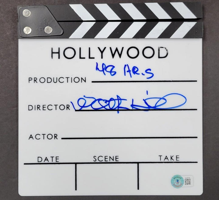 Walter Hill signed "48 Hrs" Movie Director's Clap Board Clapper  ~ Beckett BAS