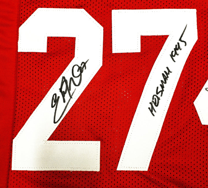 Ohio State Buckeyes Archie Griffin Eddie George Troy Smith Auto Jersey Heisman