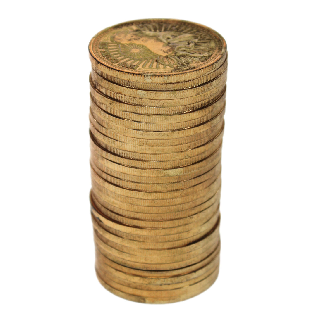 Authentic John Wick Stack of Coins Movie Prop Screen Used Prop Store COA RARE