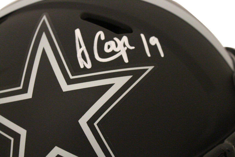 Amari Cooper Autographed Dallas Cowboys Authentic Eclipse Helmet JSA 28004