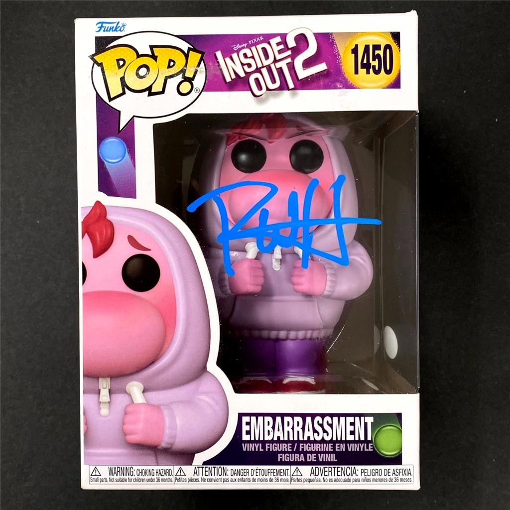 Paul Walter Hauser signed Embarrassment Inside Out 2 Funko Pop! autograph ~ JSA