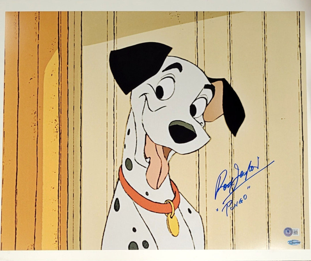 Rod Taylor Signed 16x20 Photo Pongo Voice 101 Dalmatians autograph ~ Beckett BAS