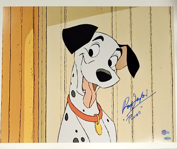 Rod Taylor Signed 16x20 Photo Pongo Voice 101 Dalmatians autograph ~ Beckett BAS