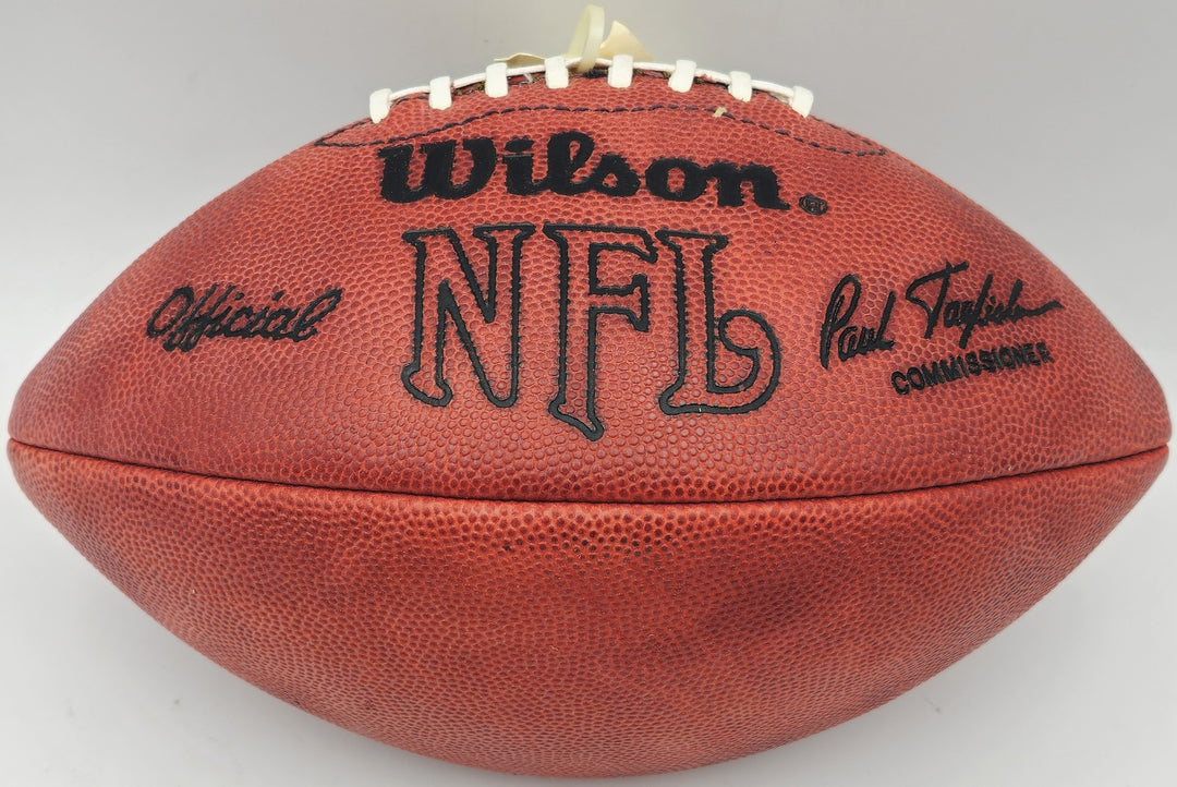 Johnny Unitas Signed Official NFL Leather Football Colts Beckett #A75848
