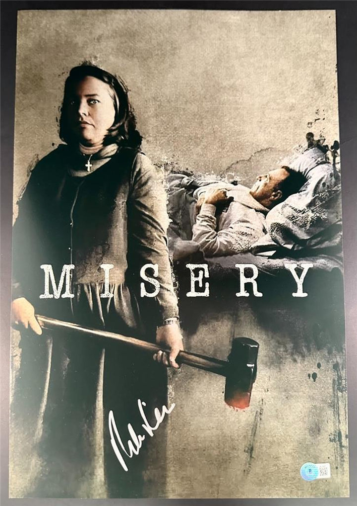 Rob Reiner signed Misery 12x18 photo poster autograph ~ Beckett BAS