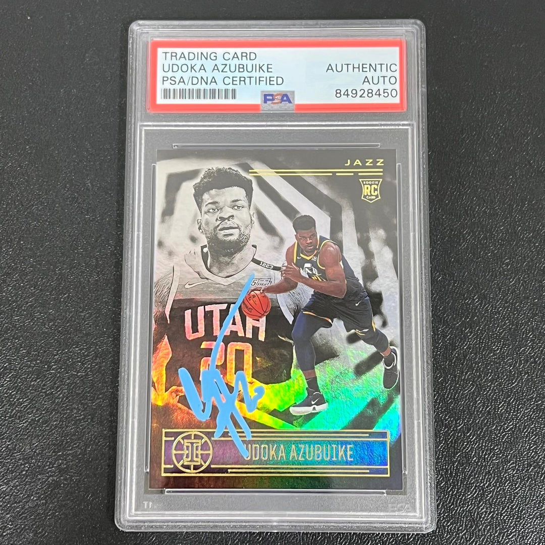 2020-21 Panini Illusions #193 Udoka Azubuike RC AUTO 10 Signed Card PSA/DNA Enca