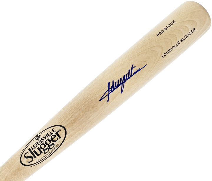 Adrian Beltre Signed Blonde L Slugger Pro Stock Baseball Bat Rangers Beckett Wit