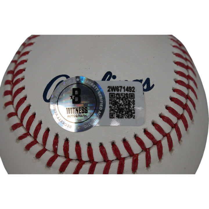 Hideki Matsui Autographed/Signed New York Yankees OML Baseball Beckett 50123