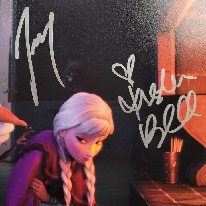 Kristen Bell & Josh Gad signed Frozen 8x10 photo autograph ~ PSA/DNA COA