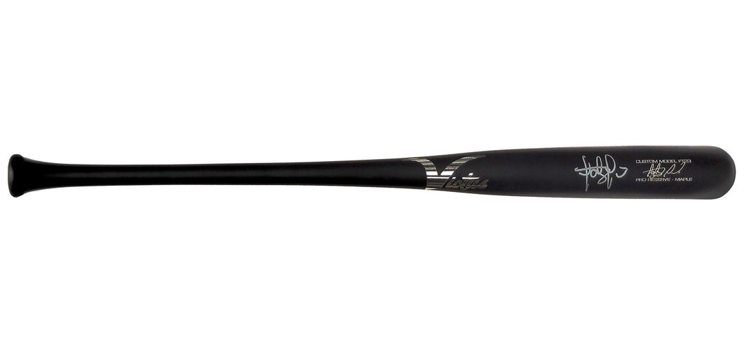 Fernando Tatis Jr Auto Matte Black Victus Player Model Bat Padres Marks Beckett