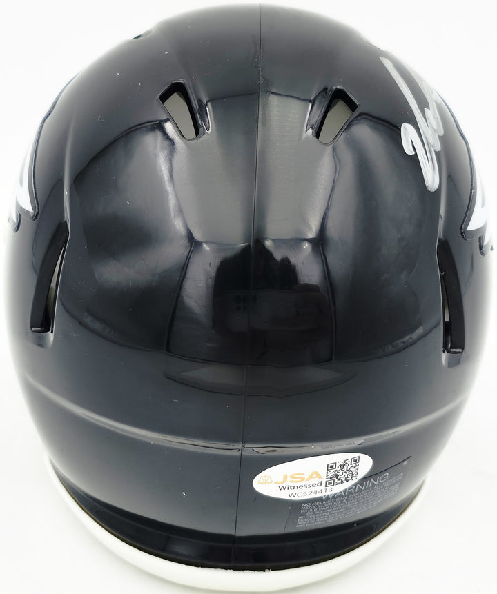 Jalen Carter Signed Philadelphia Eagles Black 2022 Alternate Speed Mini Helmet