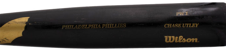 Chase Utley 2005 Season Philadelphia Phillies Game Used Sam Bat Baseball Bat PSA