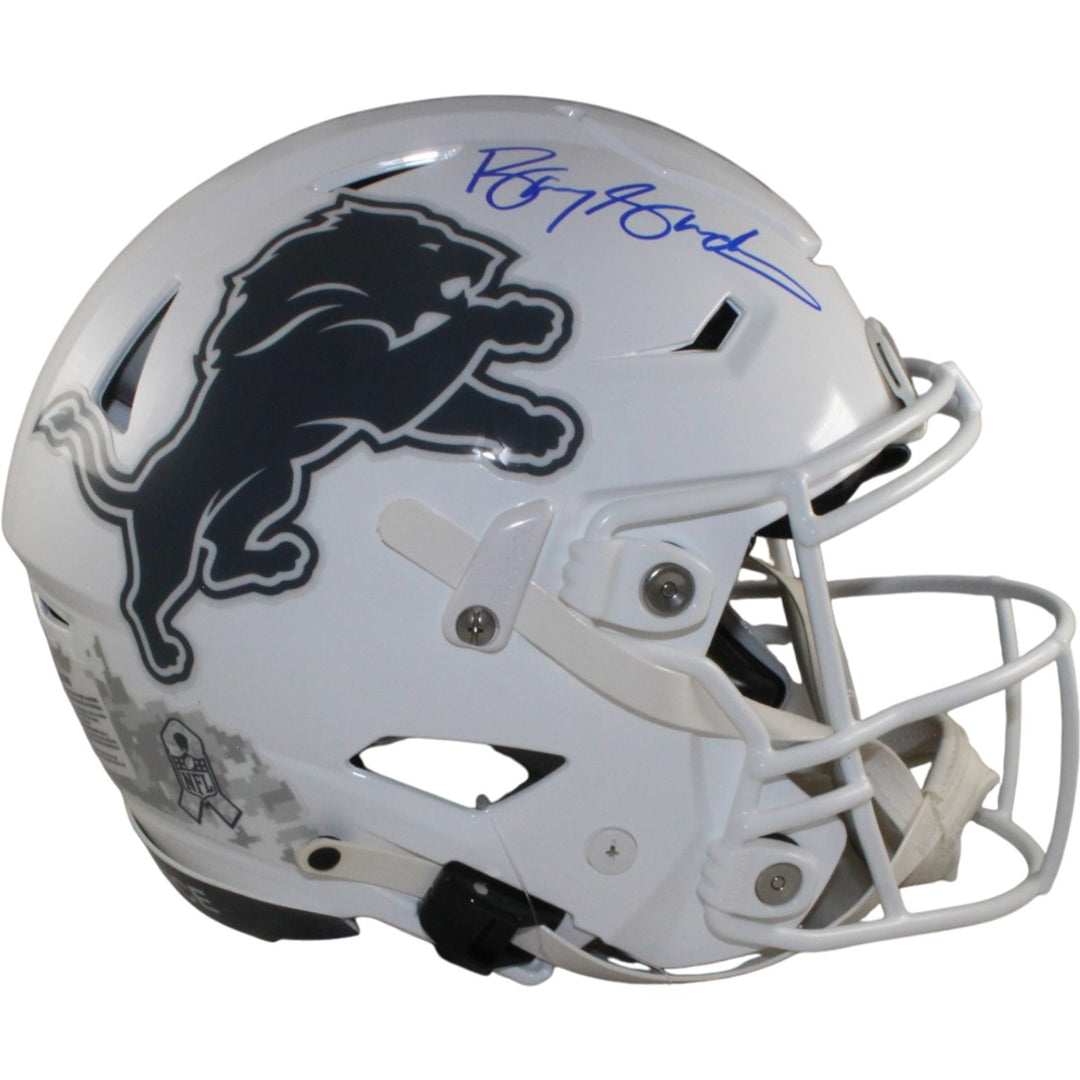 Barry Sanders Autographed Detroit Lions SpeedFlex 24 STS Helmet Beckett W 57140