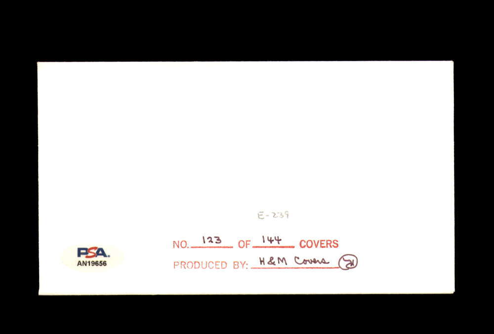 Jack Ham Mel Blount PSA DNA Signed FDC 1984 First Day Cover Cache Steelers Auto