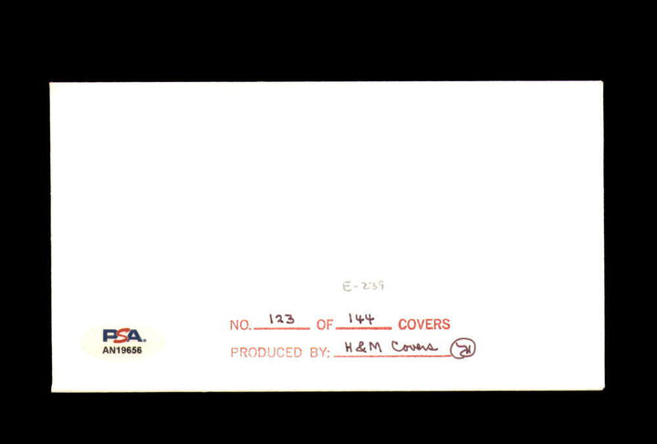 Jack Ham Mel Blount PSA DNA Signed FDC 1984 First Day Cover Cache Steelers Auto