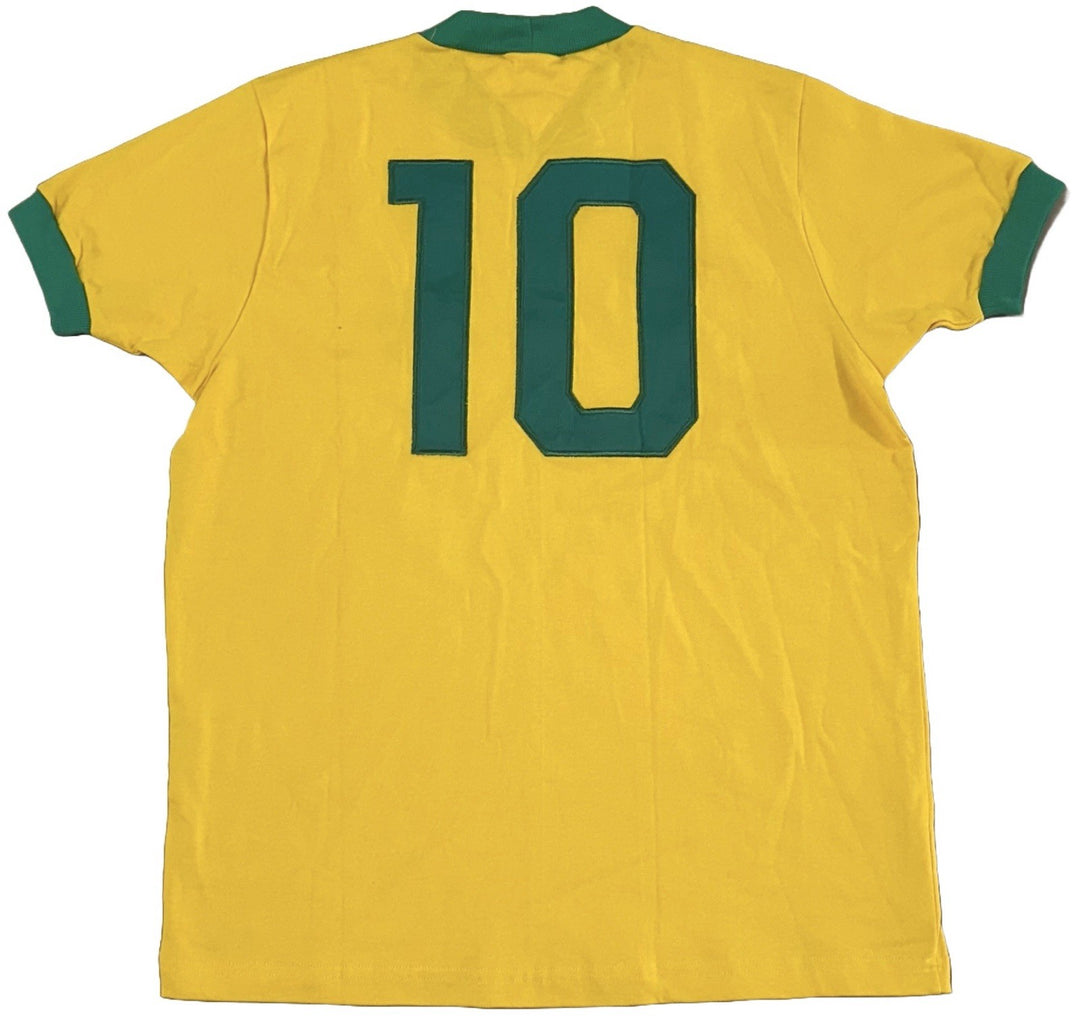Pele Signed Rare Athleta Brazil Vintage World Cup Jersey 1970 Autograph PSA COA