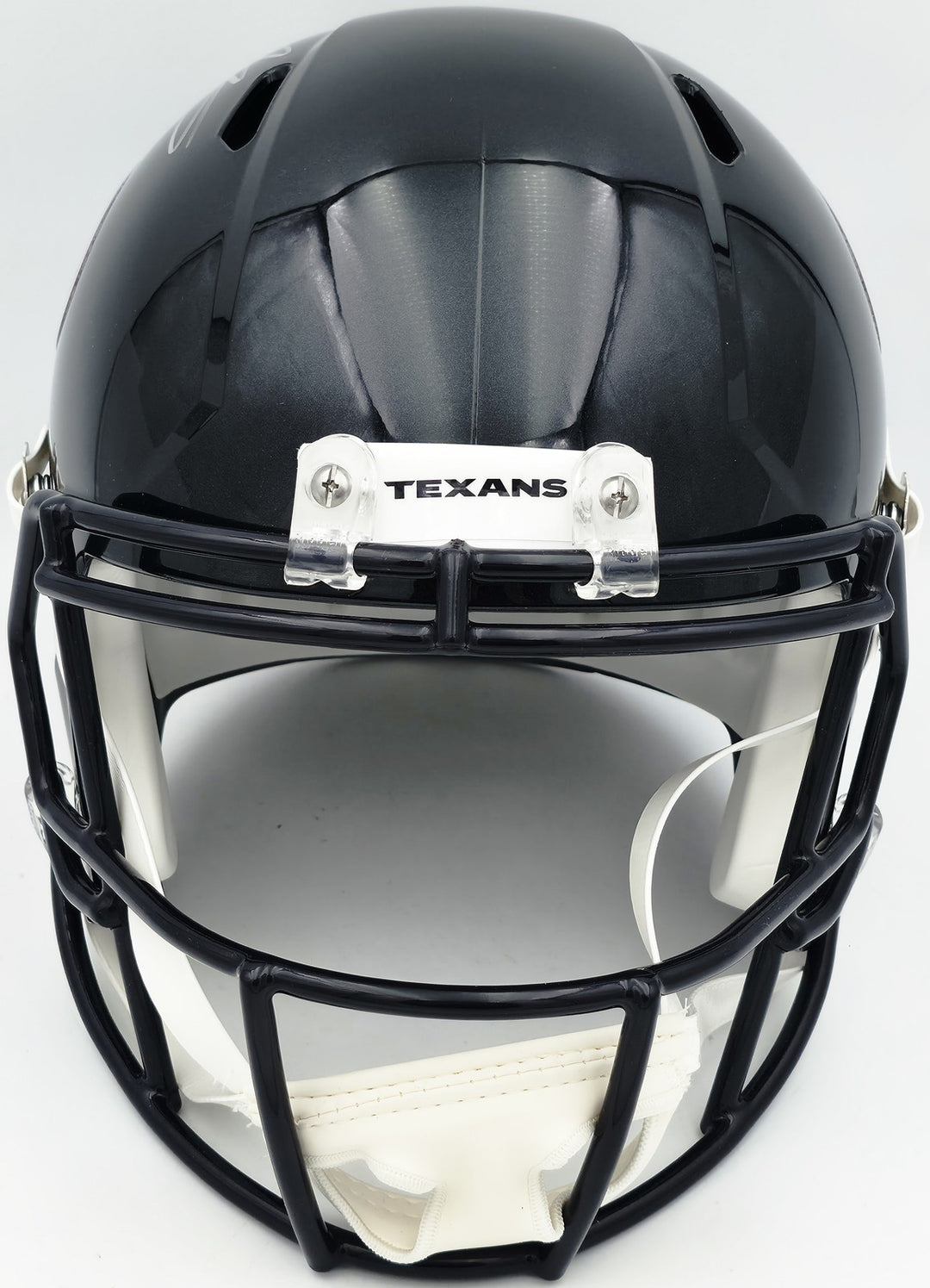 Andre Johnson Auto Texans Blue Full Size Speed Replica Helmet Beckett Witness