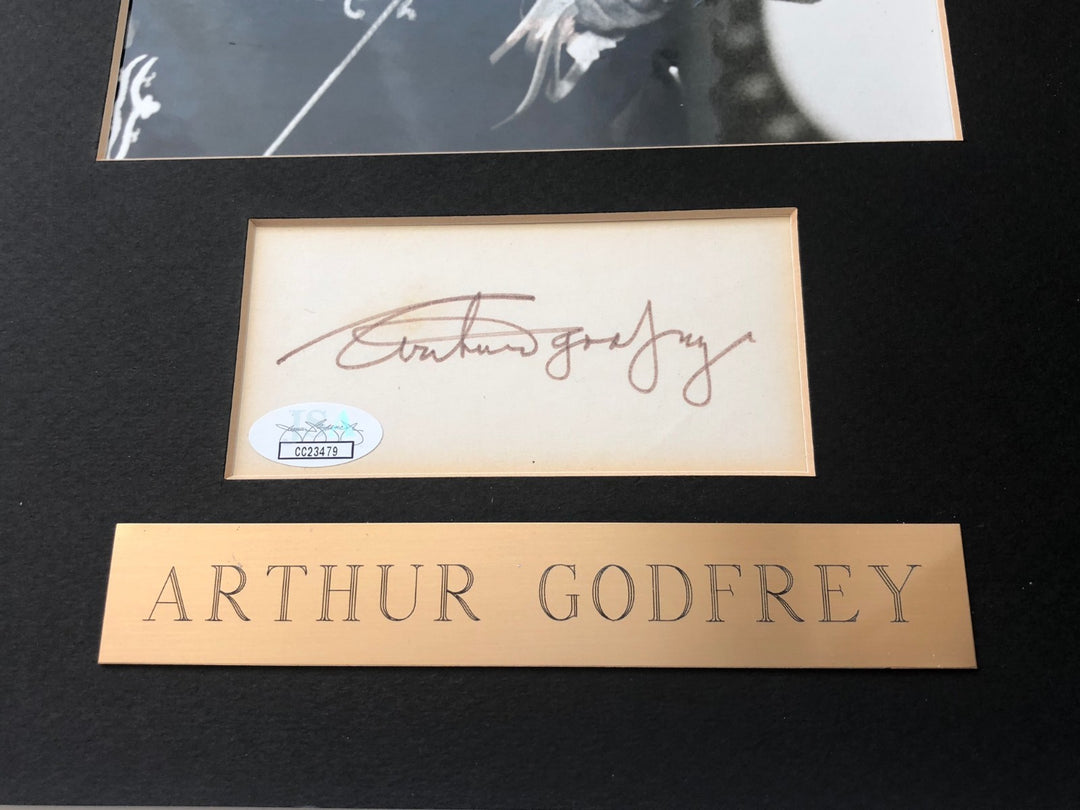 Arthur Godfrey Signed Cut Photo Collage Matted JSA COA Autograph Radio 11x14
