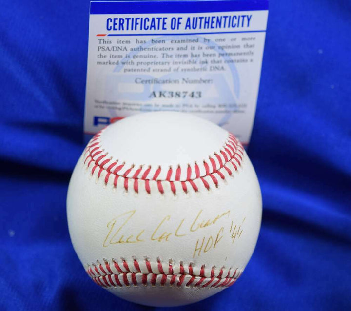 Richie Ashburn HOF 95 PSA DNA Coa Autograph Major League OML Signed Baseball