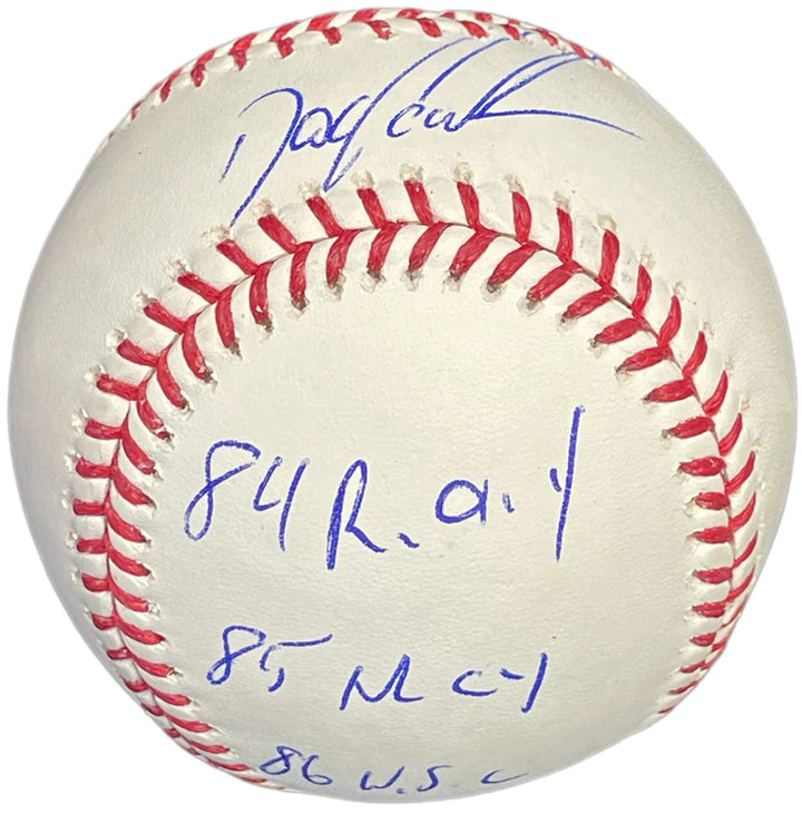 Dwight Gooden Autographed Multi Inscribed Baseball (JSA)