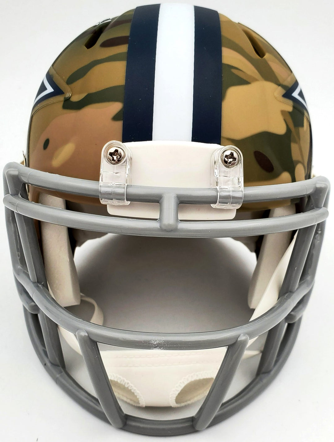 Herschel Walker Signed Dallas Cowboys Camo Speed Mini Helmet Beckett BAS