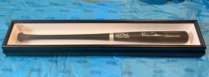 MATT KEMP SIGNED RAWLINGS ADIRONDACK PRO BIG STICK BAT & CUSTOM DISPLAY CASE PSA
