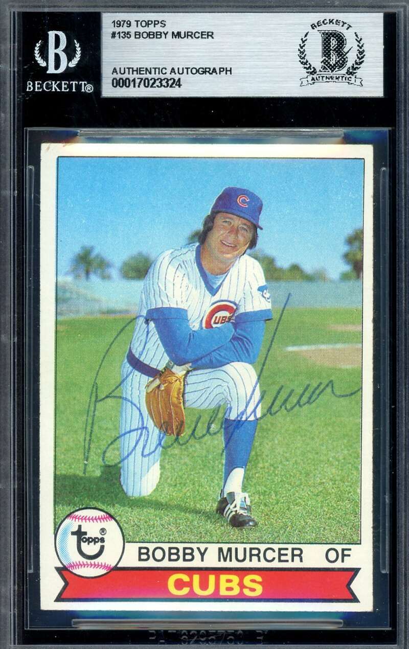 Bobby Murcer Beckett BAS Signed 1979 Topps Autograph