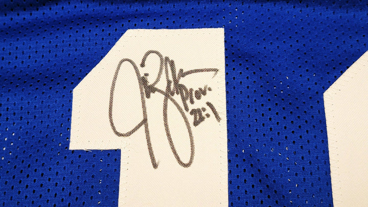 Seattle Seahawks Jim Zorn Autographed Signed Blue Jersey MCS Holo