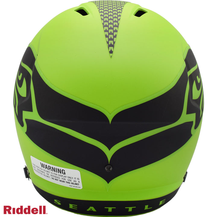 Seattle Seahawks Alternate Rave Green Full Size Speed Replica Helmet (Unsigned