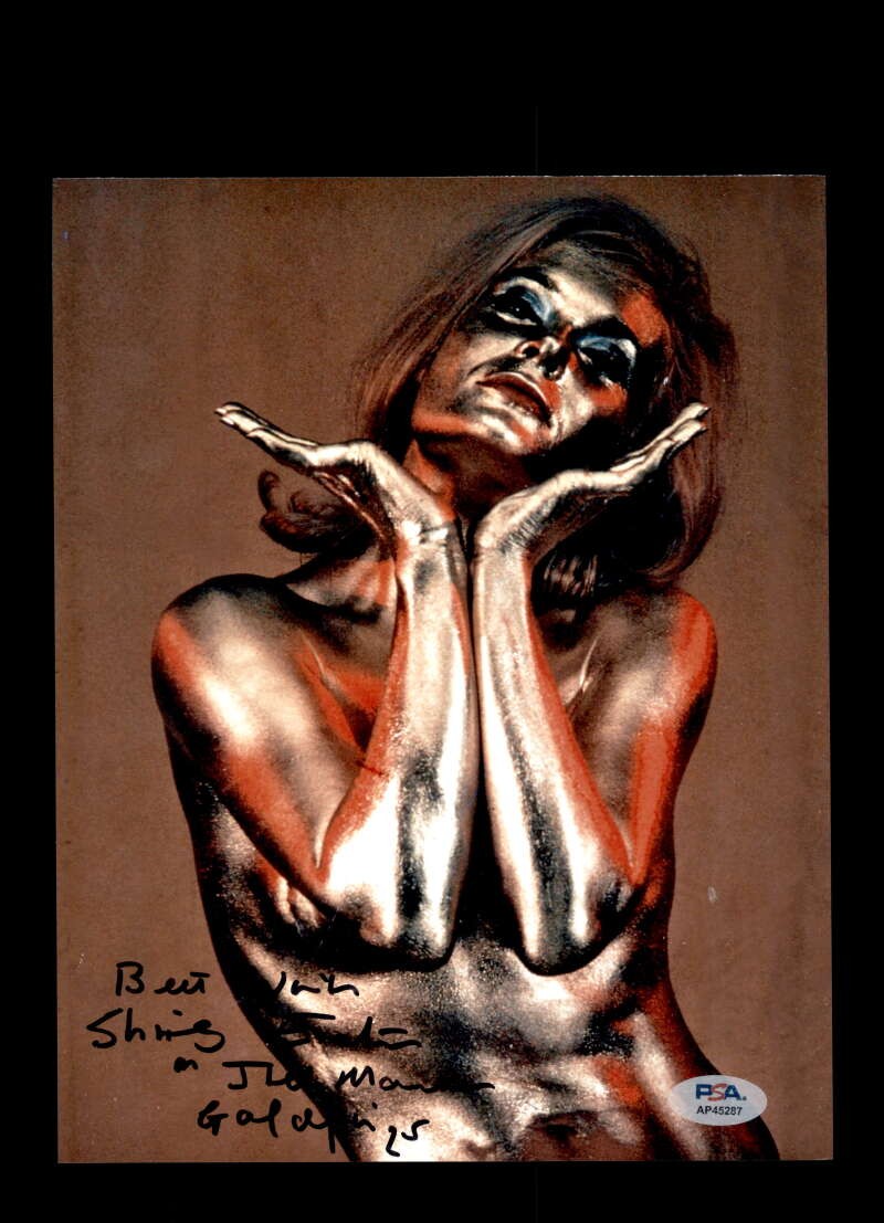 Shirley Eaton PSA DNA Signed 8x10 Photograph Autographed James Bond