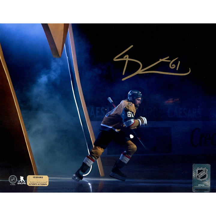 Mark Stone Autographed Vegas Golden Knights 8x10 Photo Signed IGM COA Side