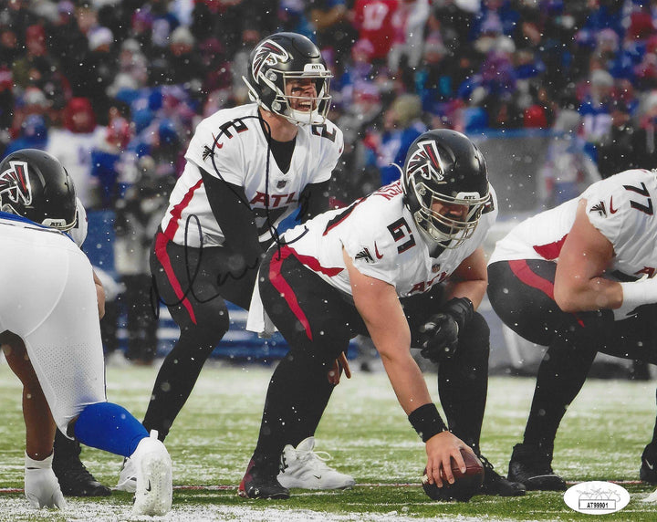 MATT RYAN SIGNED ATLANTA FALCONS FOOTBALL 8X10 PHOTO JSA