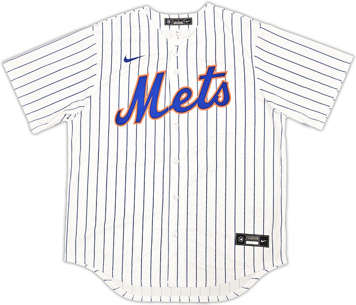 New York Mets Francisco Alvarez Signed White Nike Jersey Size L Beckett Witness