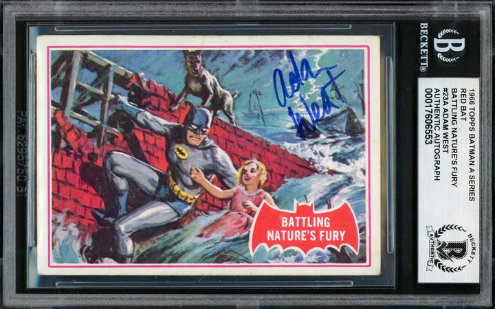 Adam West Signed 2001 Topps American Pie Buyback Card 1966 Batman 23A Beckett