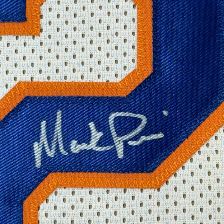 Framed Autographed/Signed Mark Price 33x42 Cleveland White Jersey JSA COA