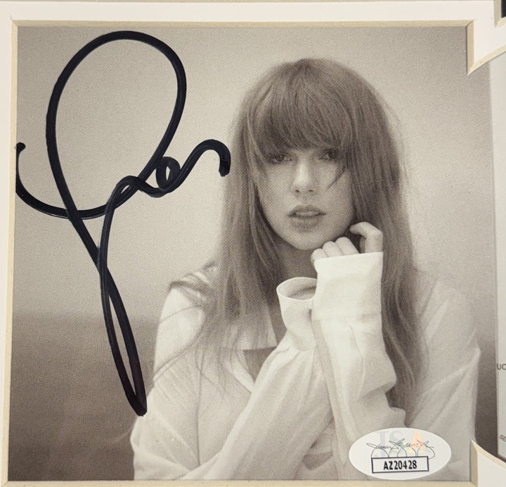 Taylor Swift Signed Framed 16x20 CD Photo Album The Manuscript Auto JSA COA